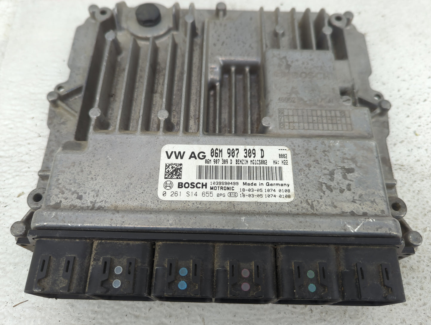 2019-2020 Audi Sq5 PCM Engine Control Computer ECU ECM PCU OEM P/N:06M907309D 0261S14655, 1039S90499 Fits Fits 2019 2020 OEM