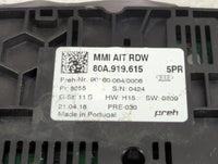 2018-2020 Audi Sq5 Radio AM FM Cd Player Receiver Replacement P/N:80A 919 615 Fits Fits 2018 2019 2020 OEM Used Auto Parts -