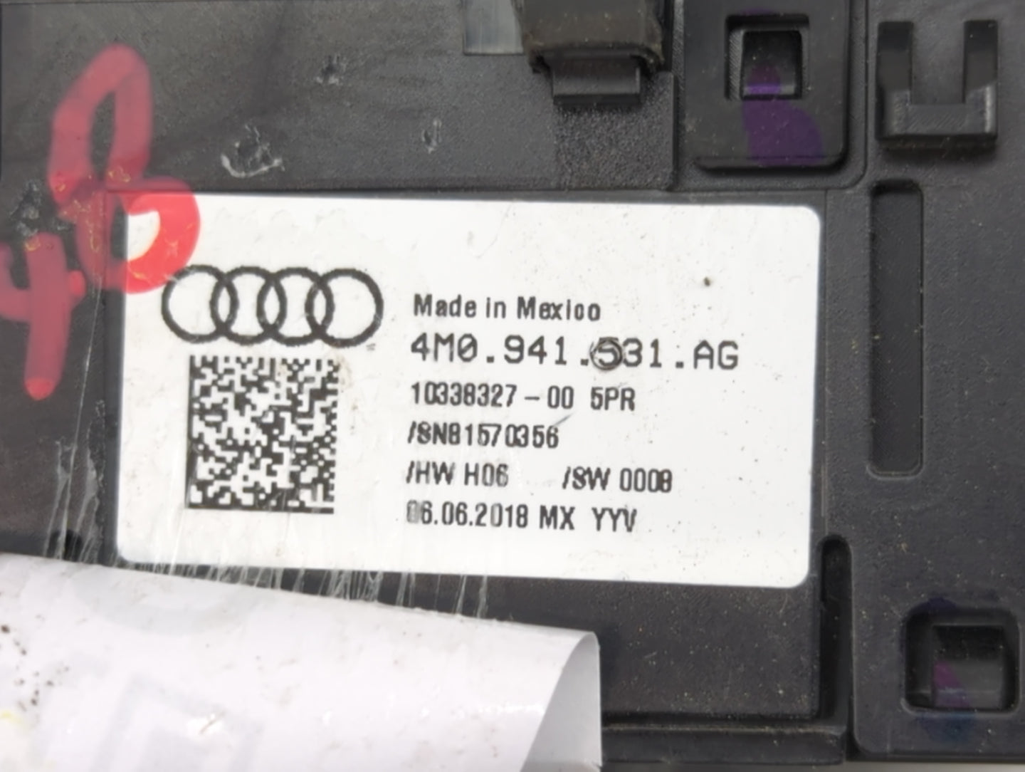 2018 Audi Sq5 Headlight Head Light Switch Lamp Control - Oemusedautoparts1.com