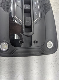 2018-2020 Audi Sq5 Overhead Console W/rear Climate Control Black - Oemusedautoparts1.com