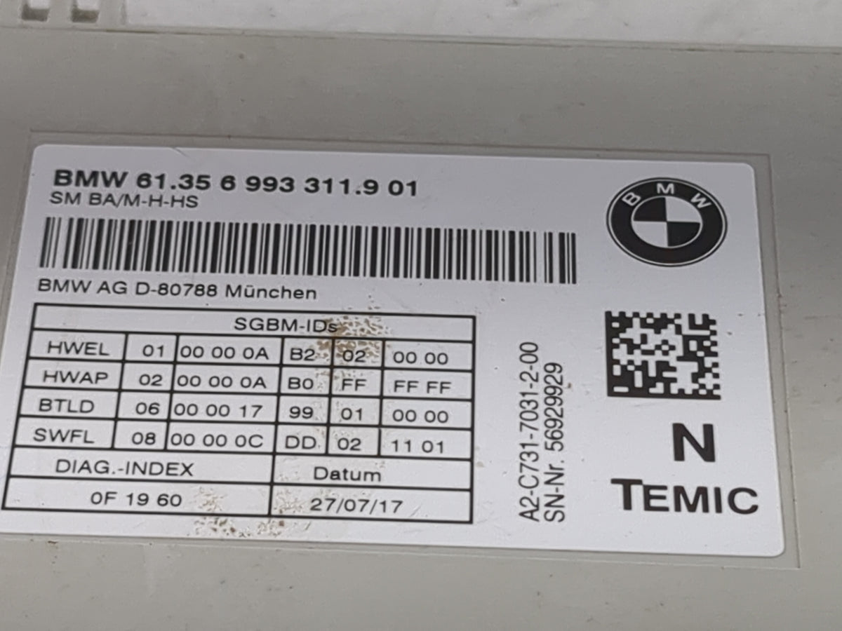 2018 Bmw 230i Electric Control Module 61356993311901|a2-c731-7031-2-00 - Oemusedautoparts1.com