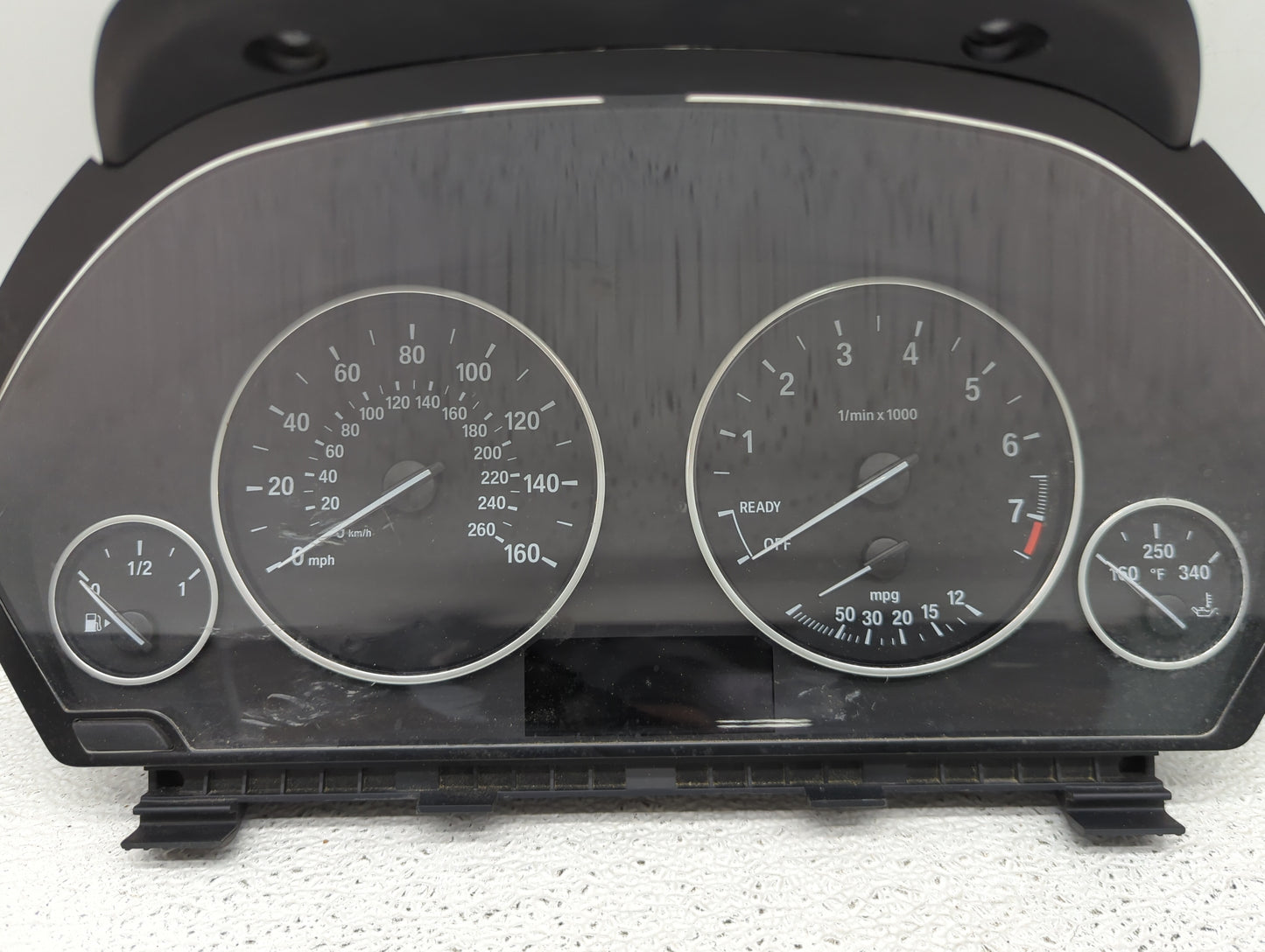 2013-2018 Bmw 320 Instrument Cluster Speedometer Gauges P/N:9232894 6991687-01 Miles:144K Fits OEM Used Auto Parts - Oemused