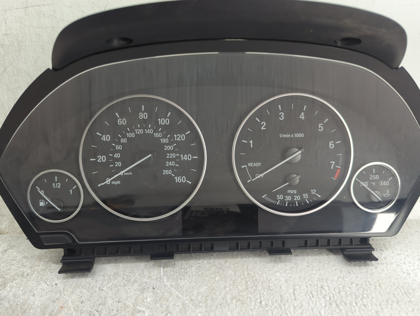 2013-2018 Bmw 320 Instrument Cluster Speedometer Gauges P/N:9232894 6991687-01 Miles:72K Fits OEM Used Auto Parts - Oemuseda