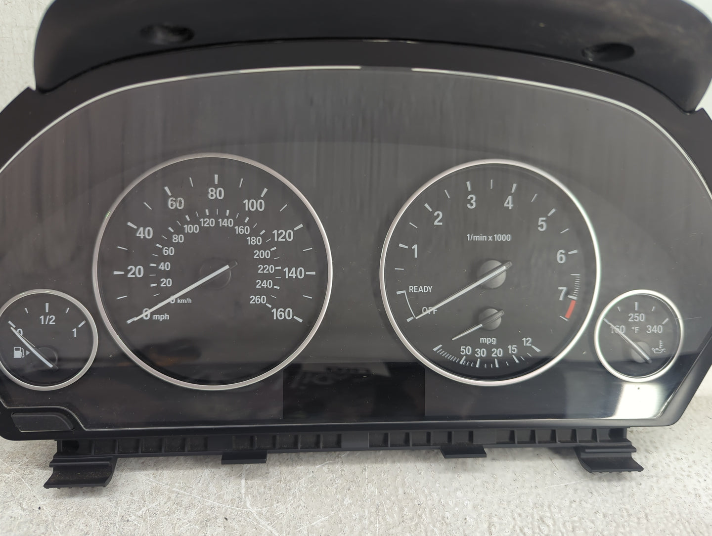 2013-2018 Bmw 320 Instrument Cluster Speedometer Gauges P/N:9232894 6991687-01 Miles:72K Fits OEM Used Auto Parts - Oemuseda
