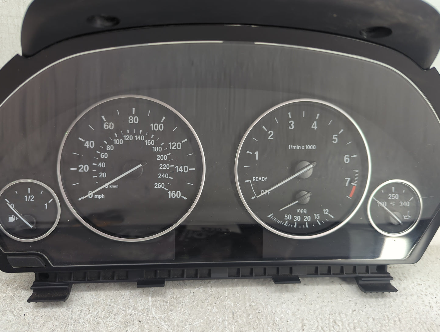 2013-2018 Bmw 320 Instrument Cluster Speedometer Gauges P/N:9232894 6991687-01 Miles:72K Fits OEM Used Auto Parts - Oemuseda
