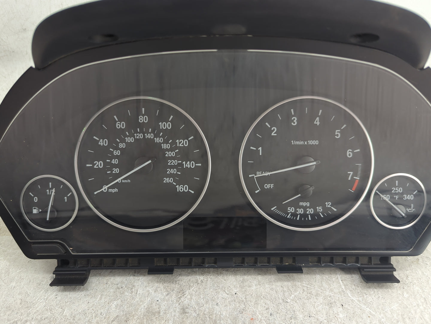 2013-2018 Bmw 320 Instrument Cluster Speedometer Gauges P/N:6991687-01 9232894 Miles:63K Fits OEM Used Auto Parts - Oemuseda