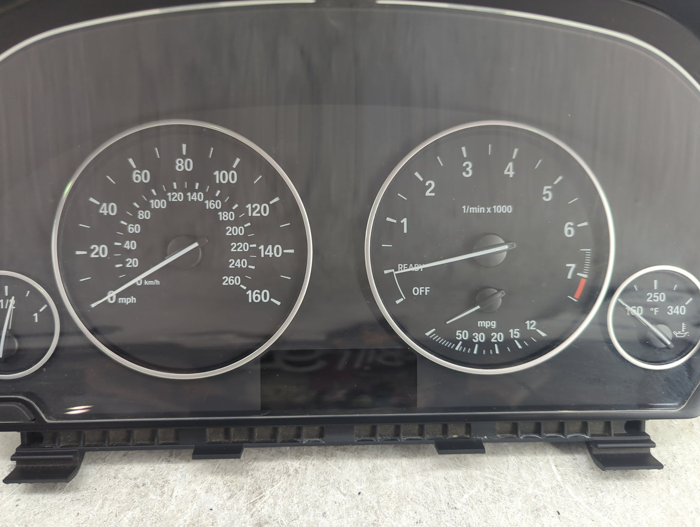 2013-2018 Bmw 320 Instrument Cluster Speedometer Gauges P/N:6991687-01 9232894 Miles:63K Fits OEM Used Auto Parts - Oemuseda