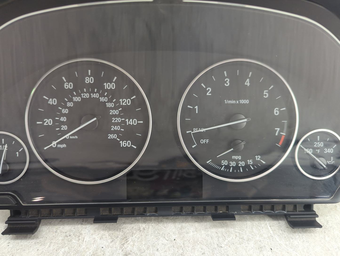 2013-2018 Bmw 320 Instrument Cluster Speedometer Gauges P/N:6991687-01 9232894 Miles:63K Fits OEM Used Auto Parts - Oemuseda