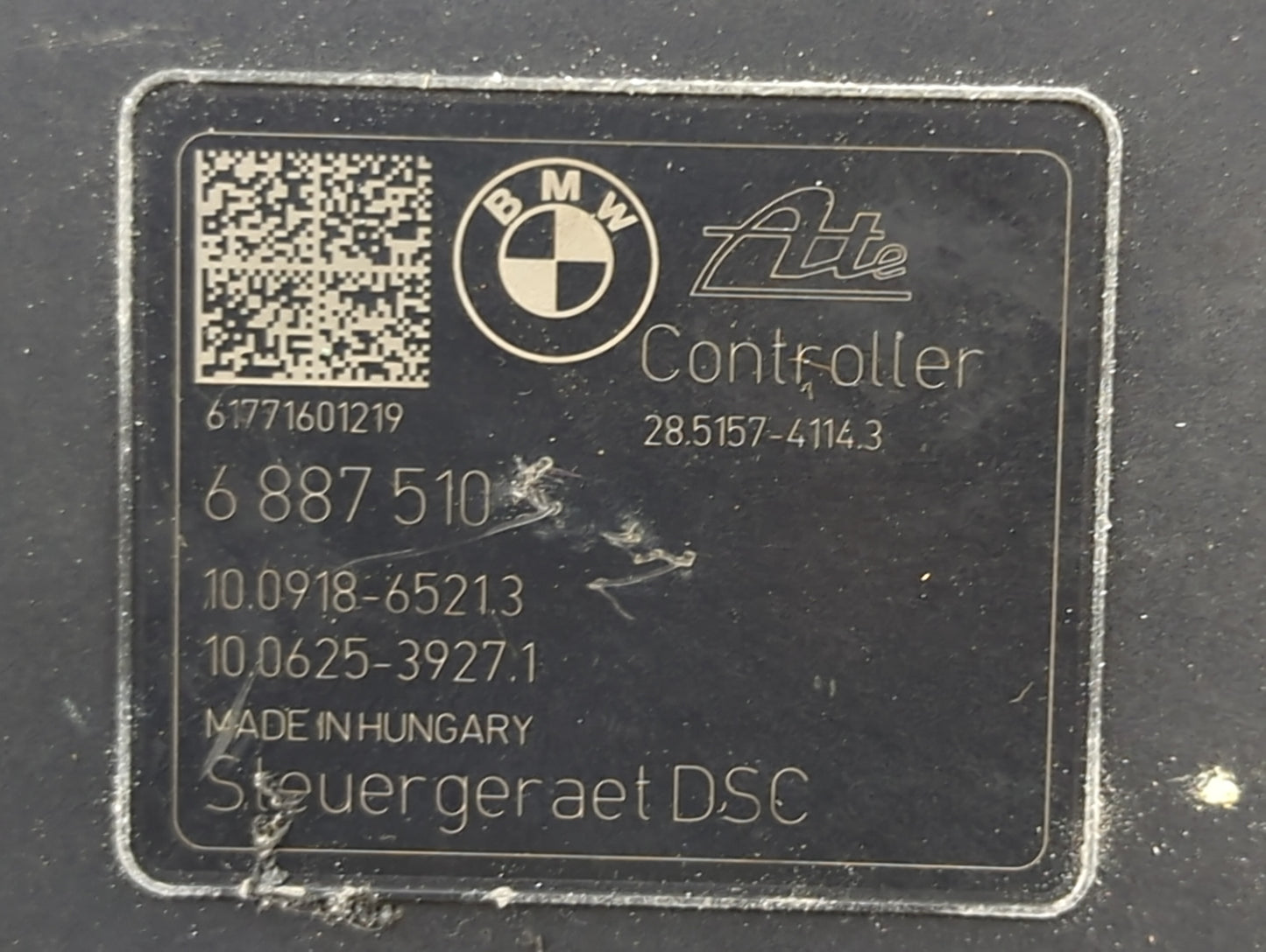 2014-2018 Bmw 320 ABS Pump Control Module Replacement P/N:3451-6887509-01 10.0220-1084.4 Fits OEM Used Auto Parts - Oemuseda