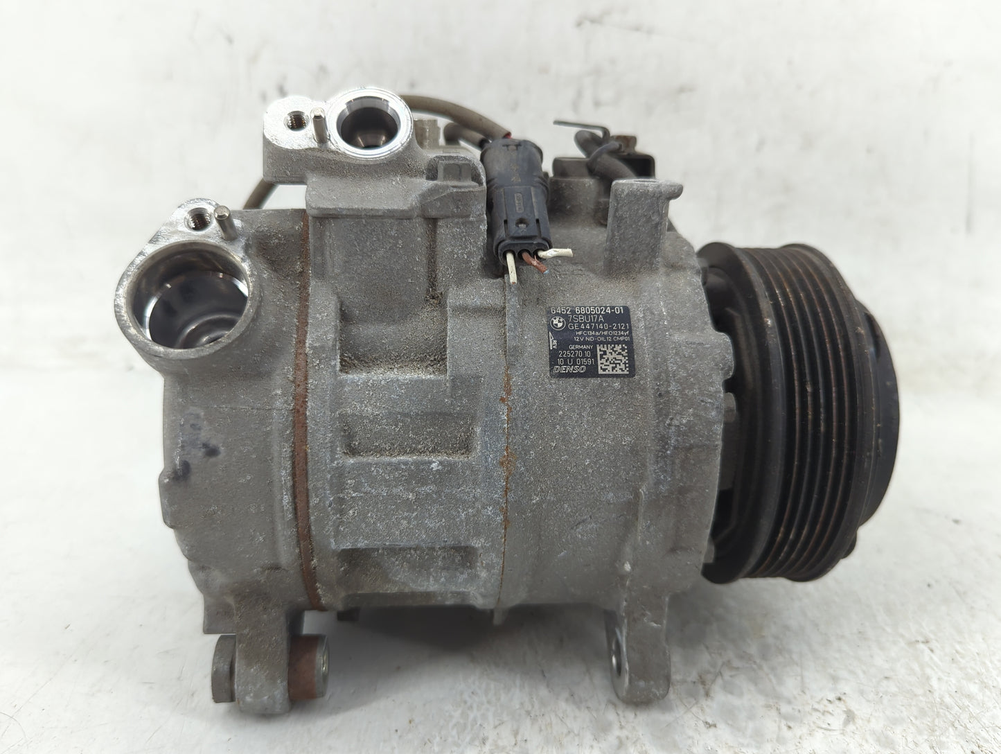 2016-2018 Bmw 320i Air Conditioning A/c Ac Compressor Oem - Oemusedautoparts1.com