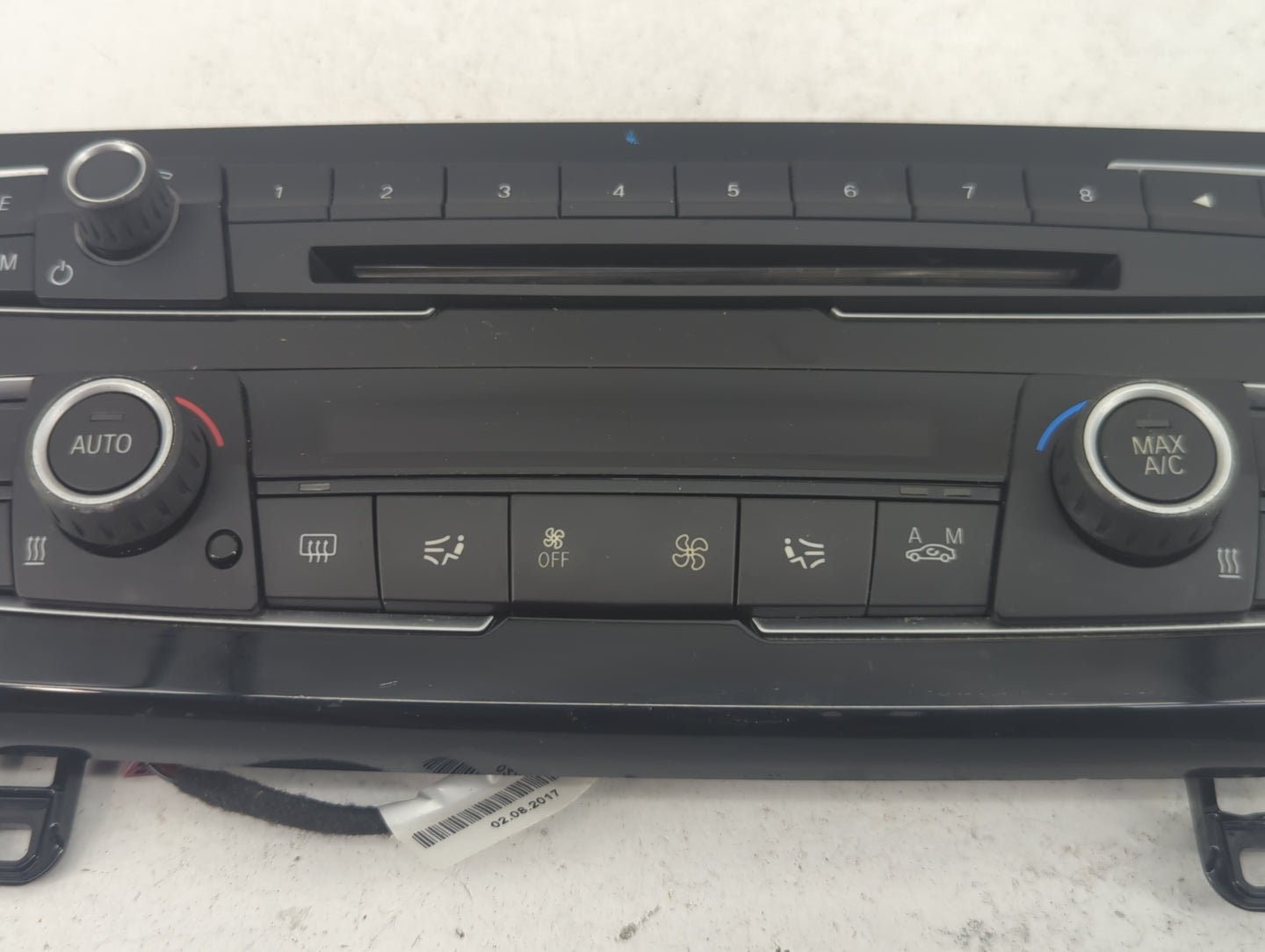 2016-2018 Bmw 320i Climate Control Module Temperature AC/Heater Replacement P/N:6131 6832881-02 9337142 Fits OEM Used Auto P