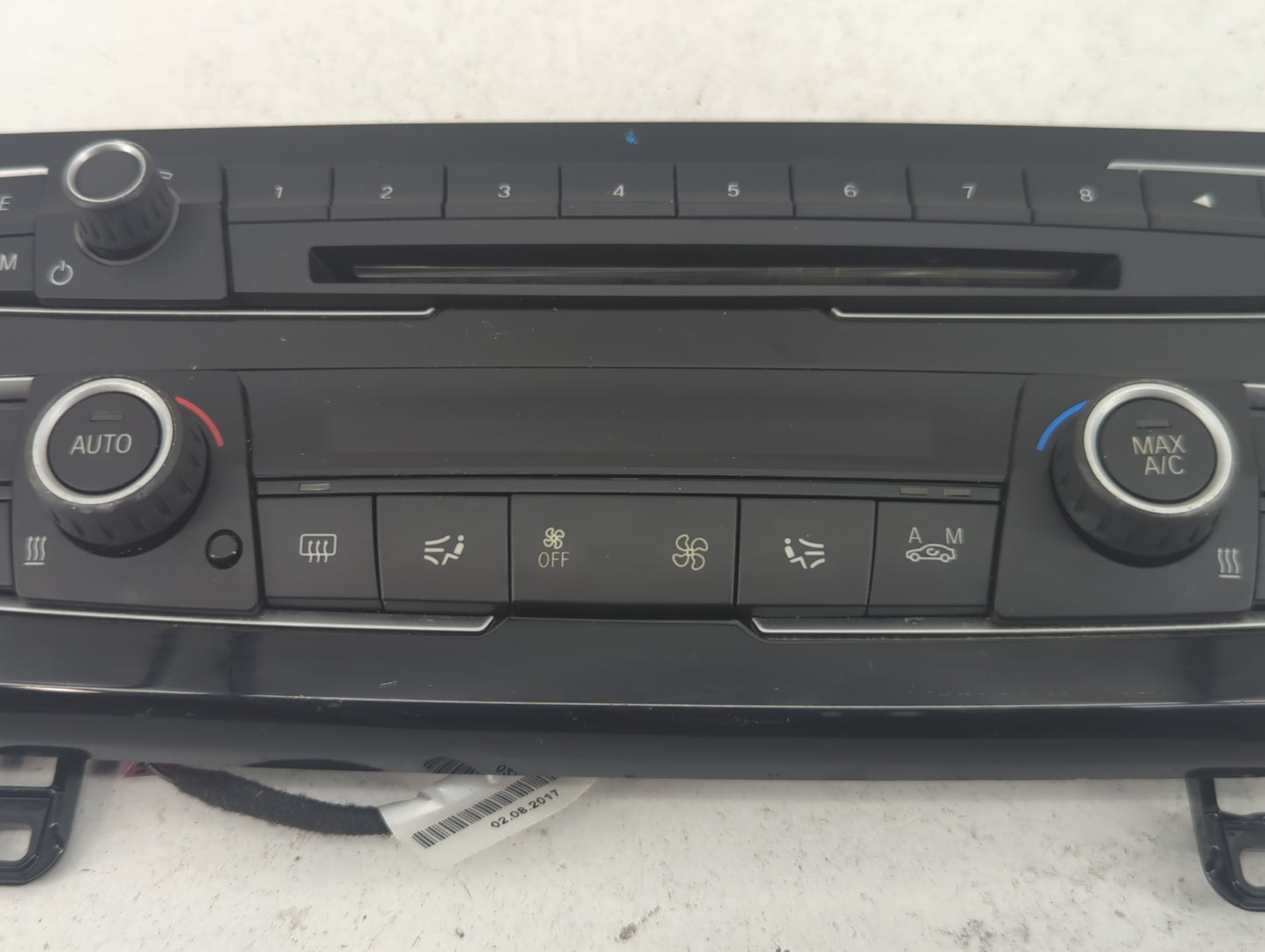 2016-2018 Bmw 320i Climate Control Module Temperature AC/Heater Replacement P/N:6131 6832881-02 9337142 Fits OEM Used Auto P