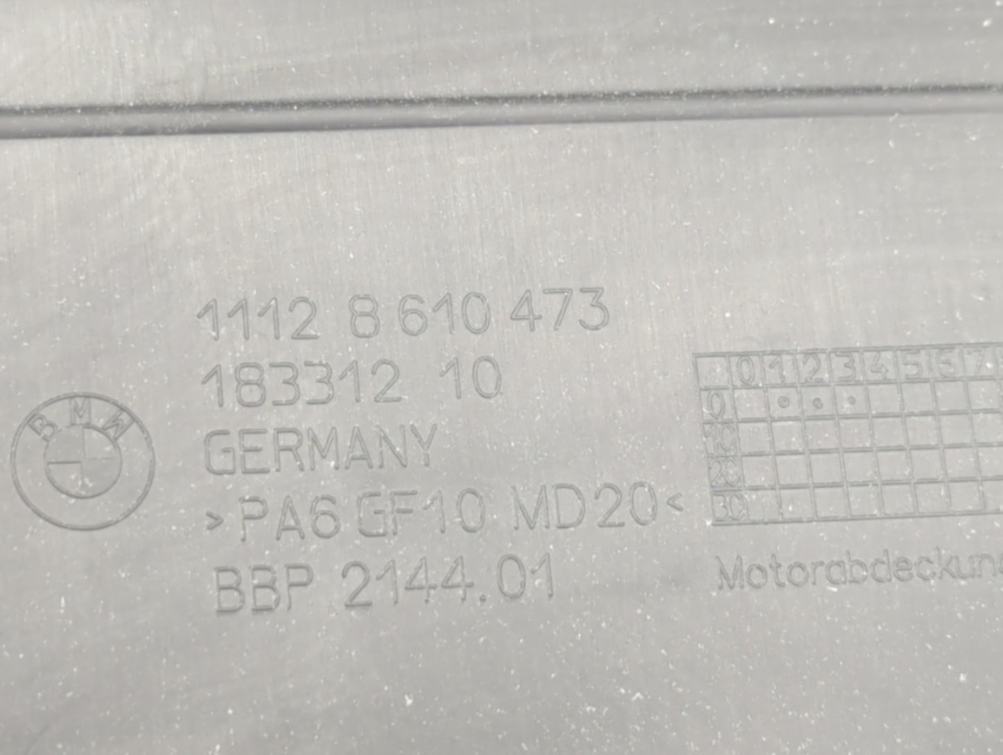 2018 Bmw 320i Engine Cover - Oemusedautoparts1.com