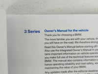 2018 Bmw 328i Owners Manual Book Guide OEM Used Auto Parts - Oemusedautoparts1.com