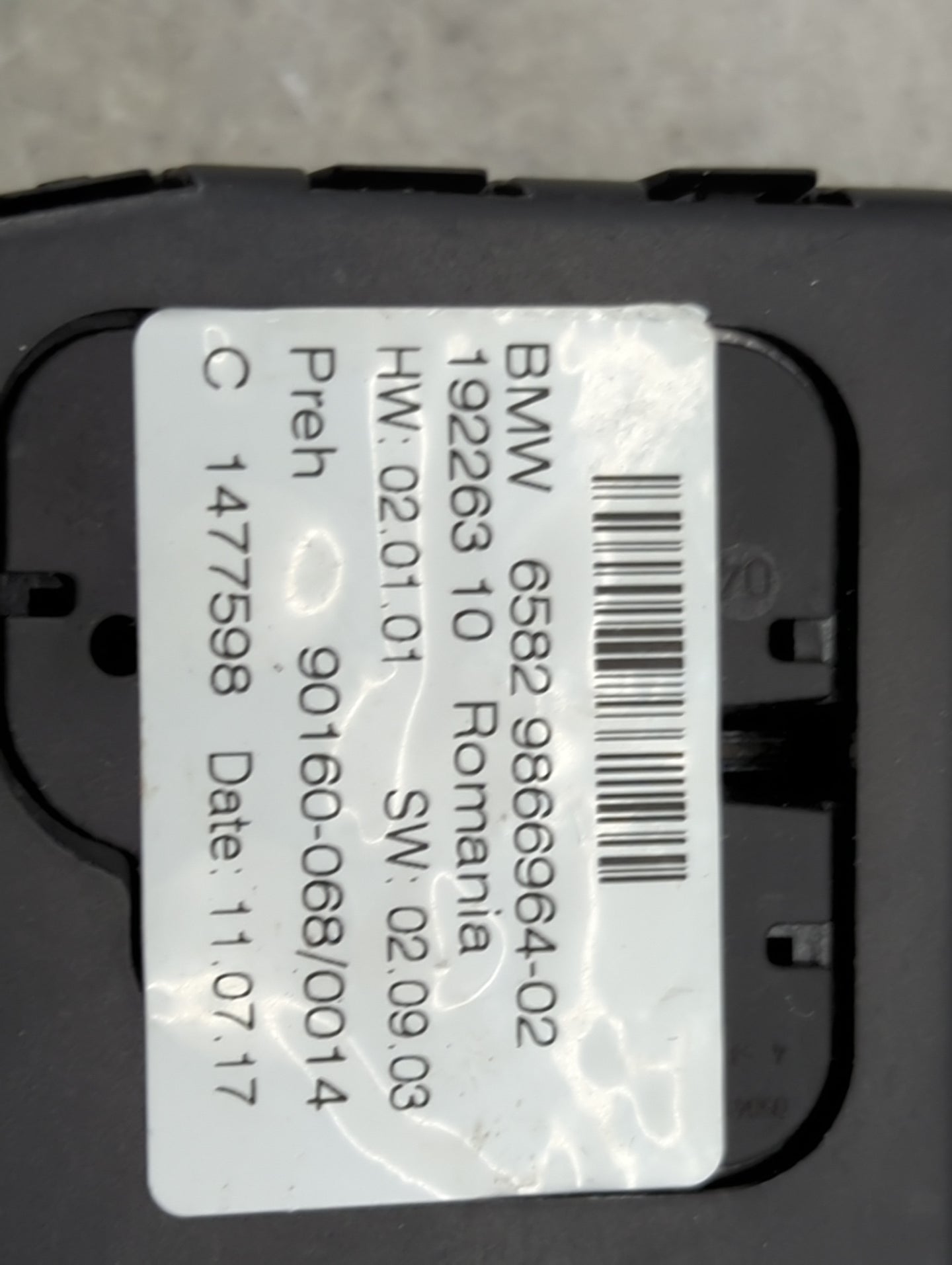 2018 Bmw 330i Climate Control Module Temperature AC/Heater Replacement P/N:65829866964-02 192263 10, 90160-068/0014, 1477598