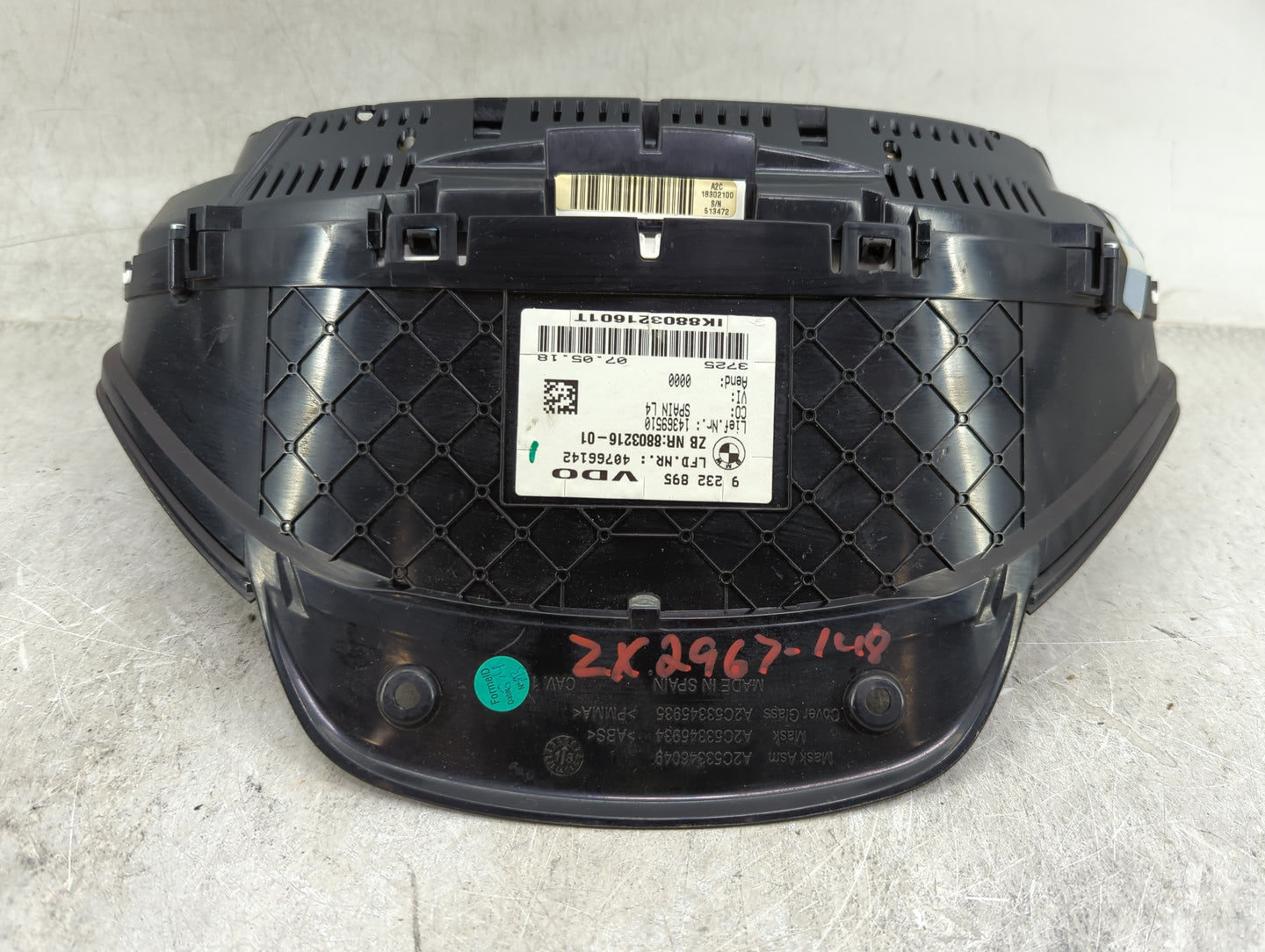 2017-2019 Bmw 330i Instrument Cluster Speedometer Gauges P/N:9232895 8803216-01 Miles:1K Fits OEM Used Auto Parts - Oemuseda