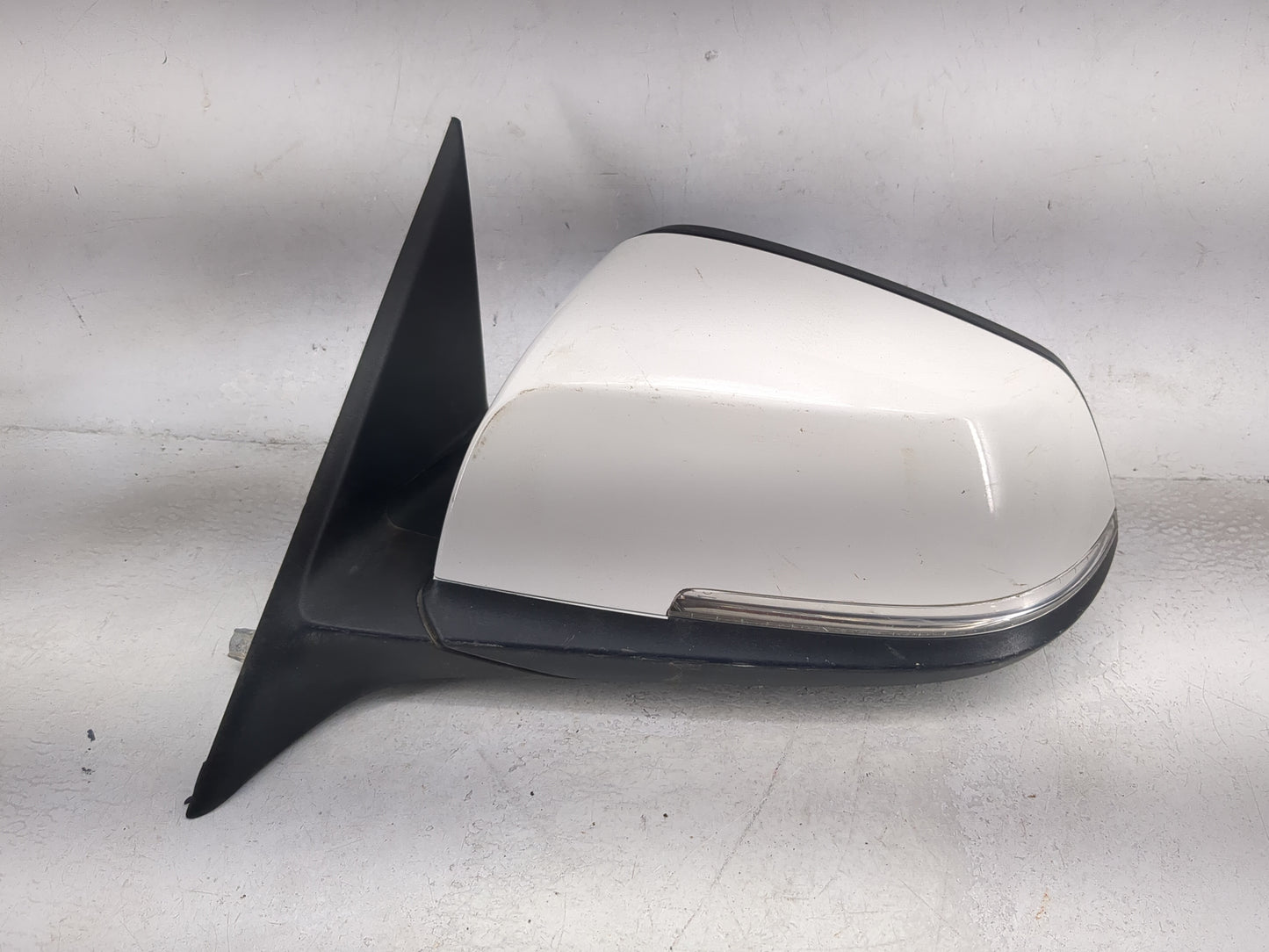 2018 Bmw 335i Passenger Right Side View Manual Door Mirror White - Oemusedautoparts1.com