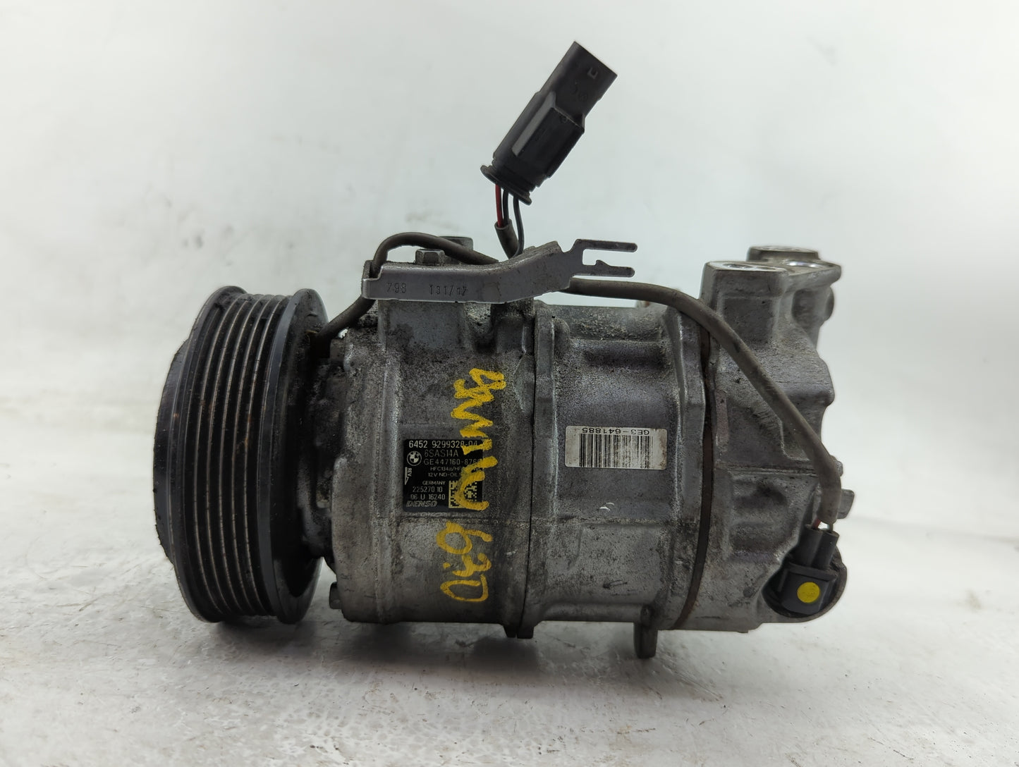 2017-2020 Bmw 430i Air Conditioning A/c Ac Compressor Oem - Oemusedautoparts1.com
