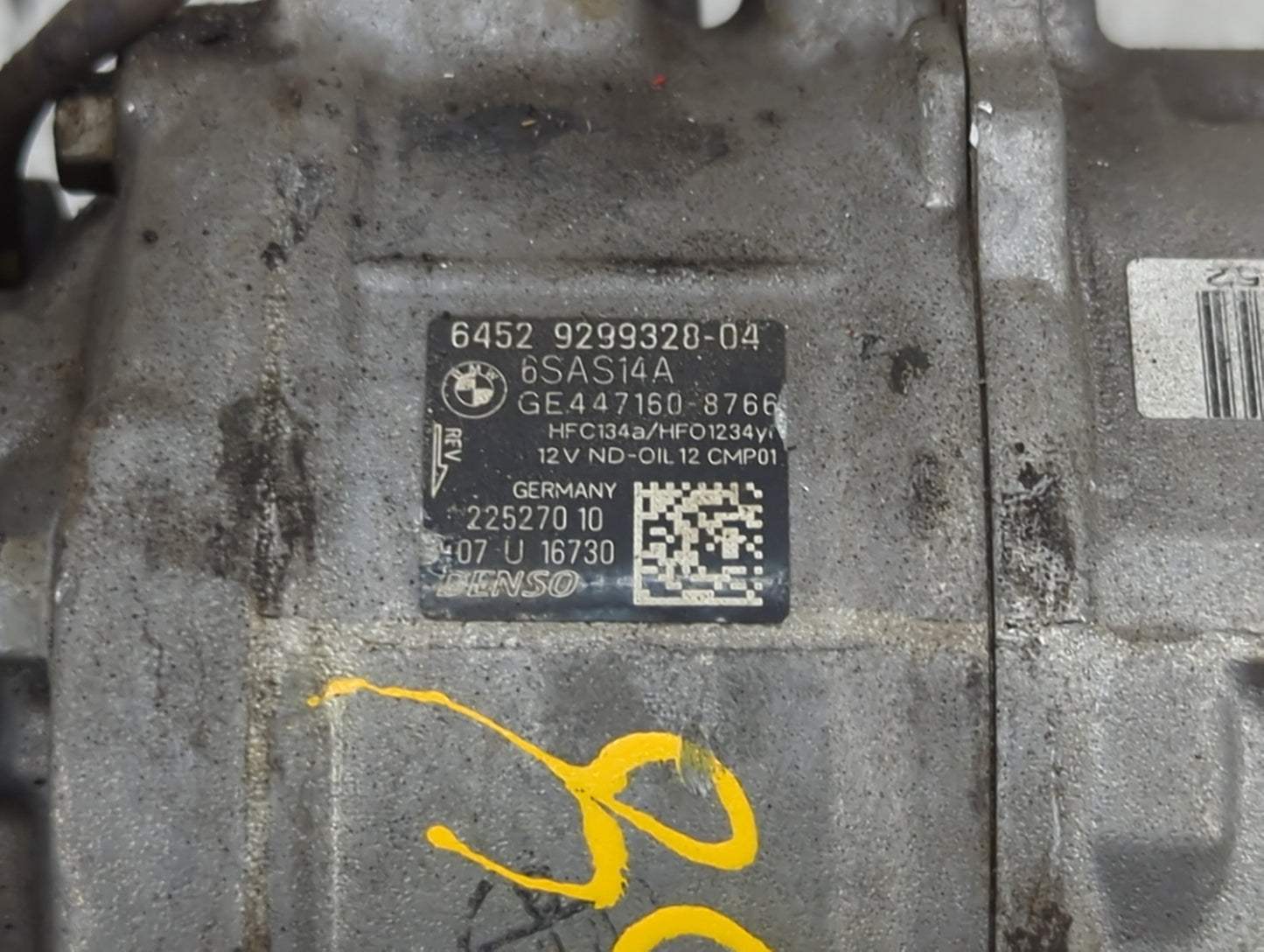 2017-2020 Bmw 430i Air Conditioning A/c Ac Compressor Oem - Oemusedautoparts1.com