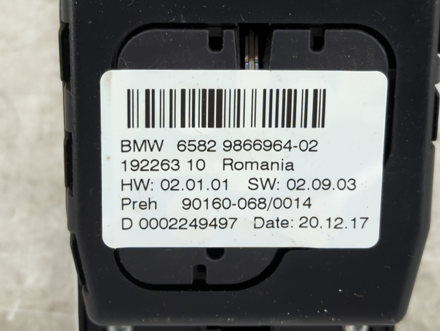 2018 Bmw 430i Combination Switch - Column 65829866964-02|90160-068/0014 - Oemusedautoparts1.com