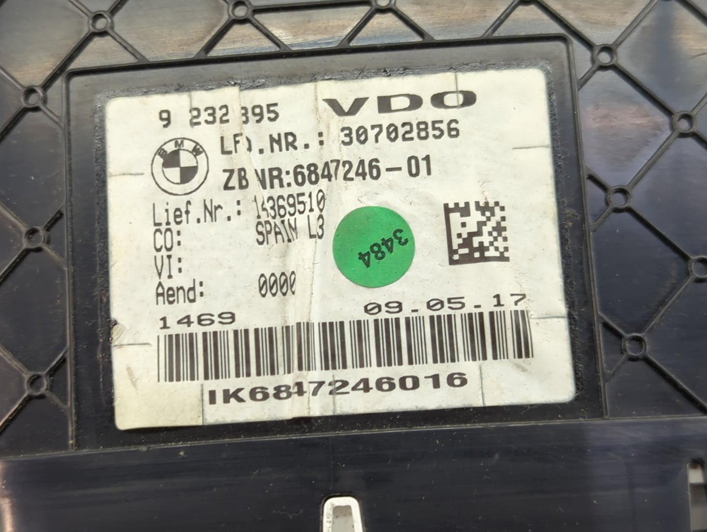 2017-2020 Bmw 430i Instrument Cluster Speedometer Gauges P/N:6847246-01 14369510 Miles: Fits OEM Used Auto Parts - Oemusedau