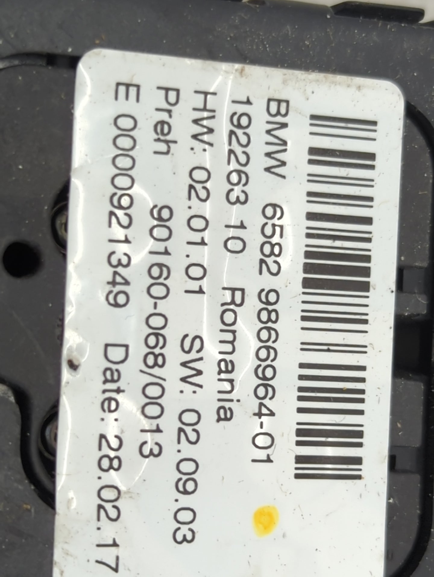 2017-2020 Bmw 430i Radio AM FM Cd Player Receiver Replacement P/N:6582 9866964-01 192263 10 Fits OEM Used Auto Parts - Oemus