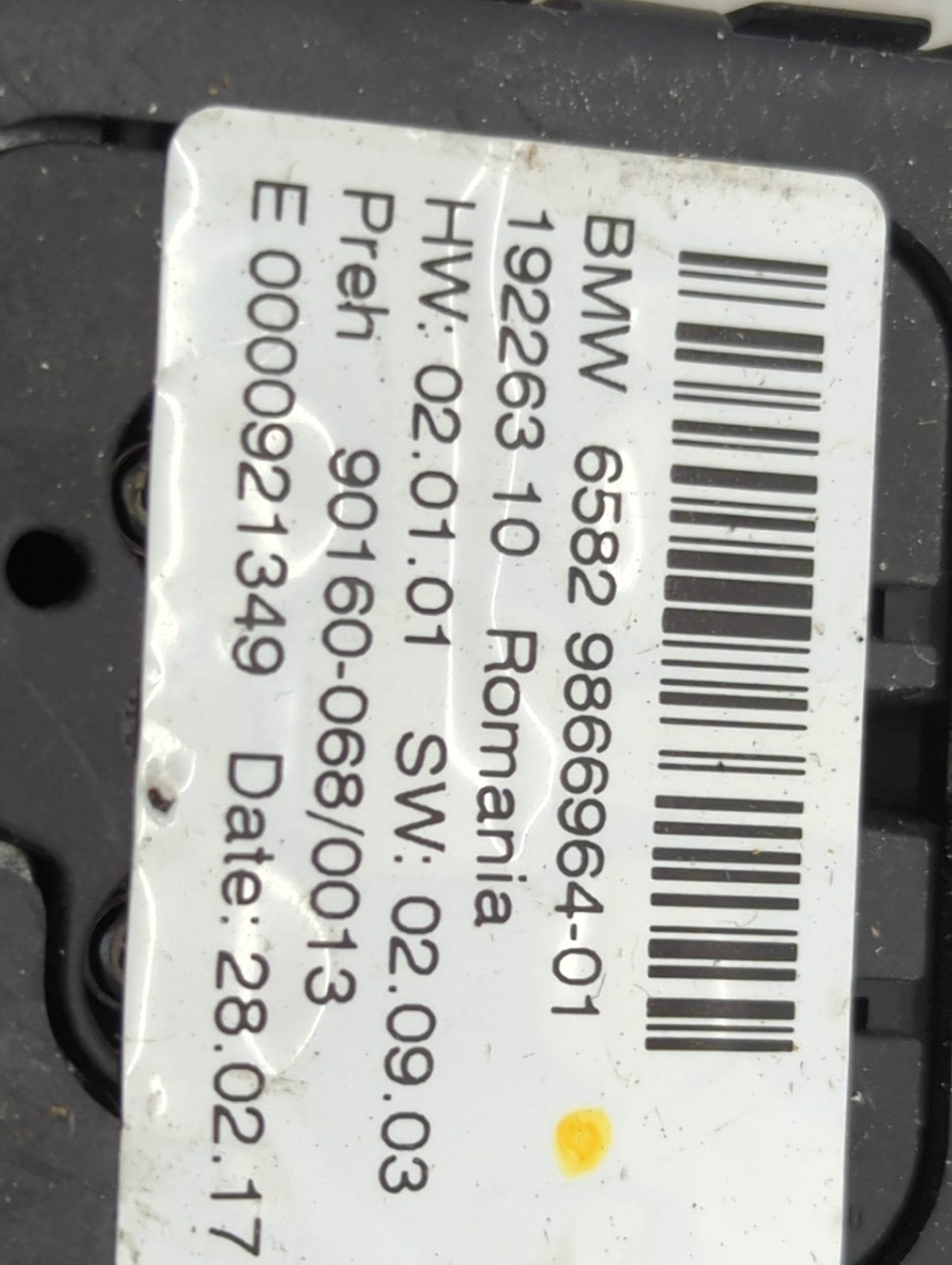 2017-2020 Bmw 430i Radio AM FM Cd Player Receiver Replacement P/N:6582 9866964-01 192263 10 Fits OEM Used Auto Parts - Oemus