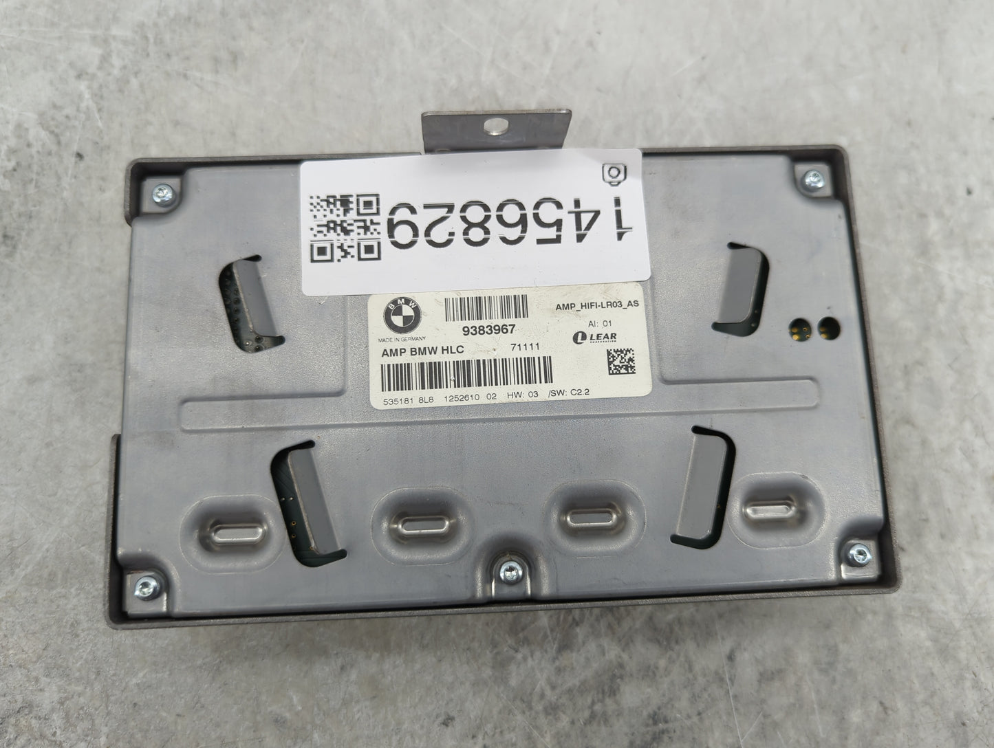 2017-2020 Bmw 430i Radio Speaker Amplifier 9383967|amp_hifi-lr03_as - Oemusedautoparts1.com