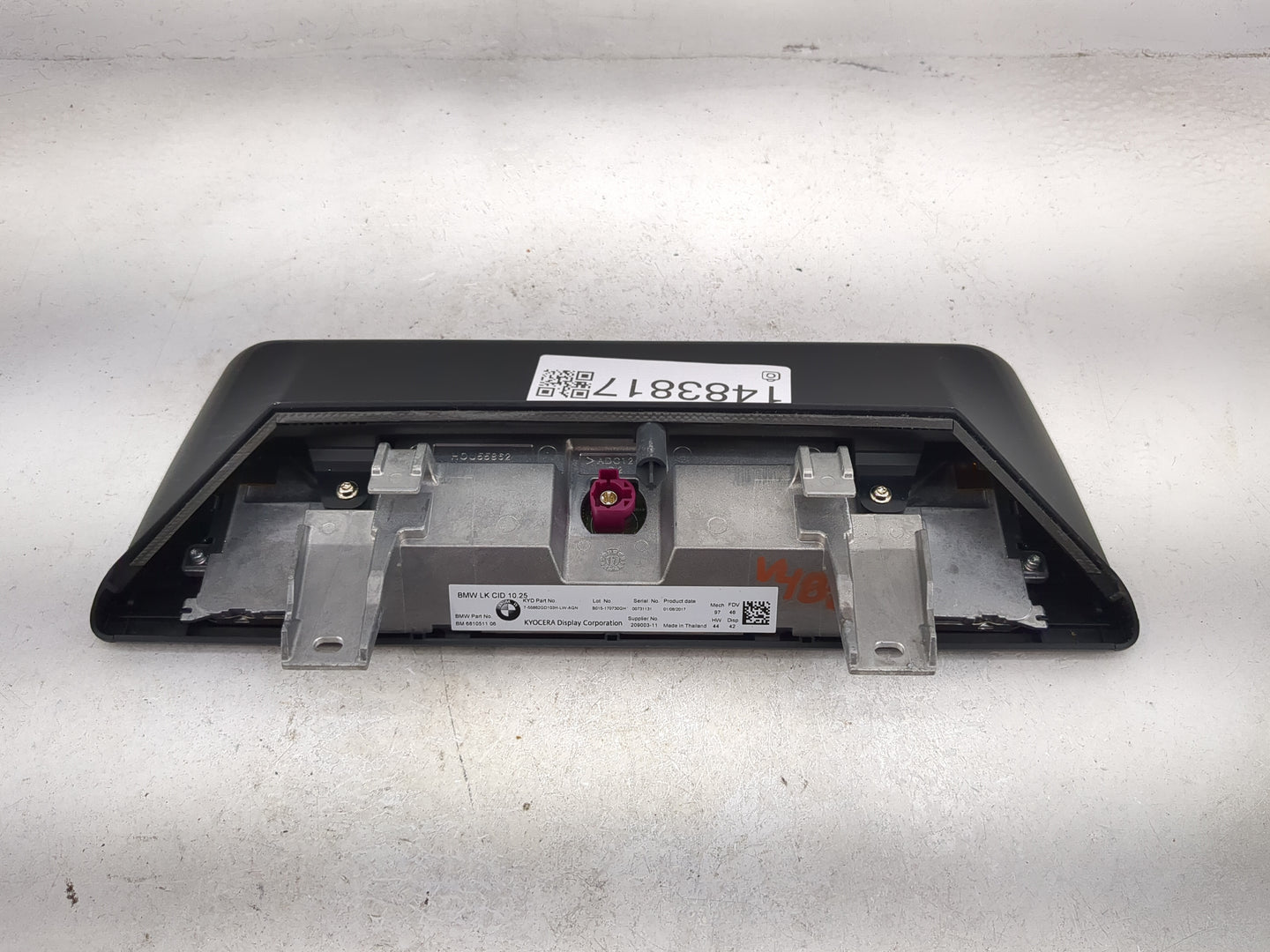 Bmw 530 Information Display Screen 1483817 - Oemusedautoparts1.com