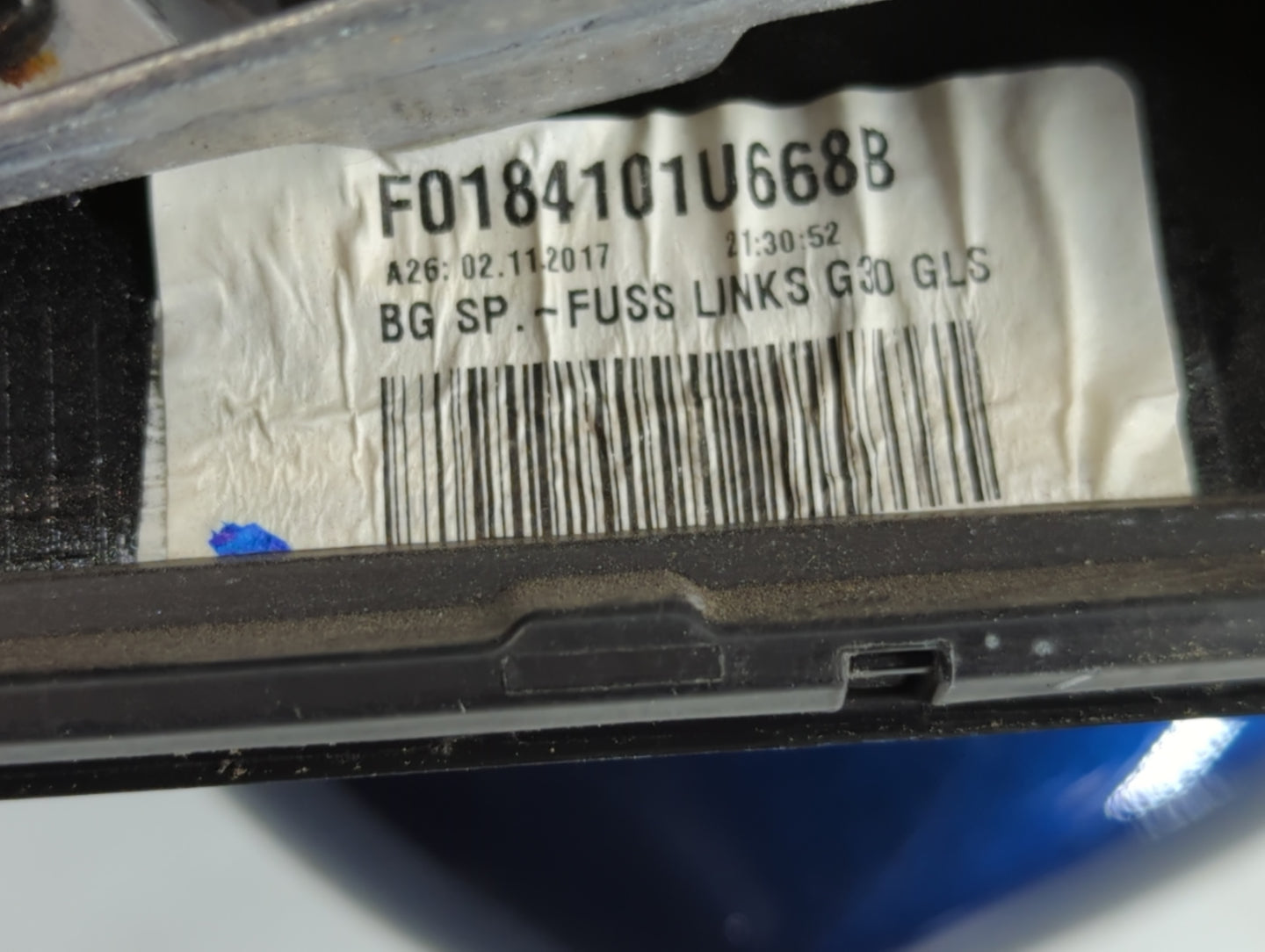 2017-2020 Bmw 530i Side Mirror Replacement Driver Left View Door Mirror P/N:F0184101U668B Fits Fits 2017 2018 2019 2020 OEM 