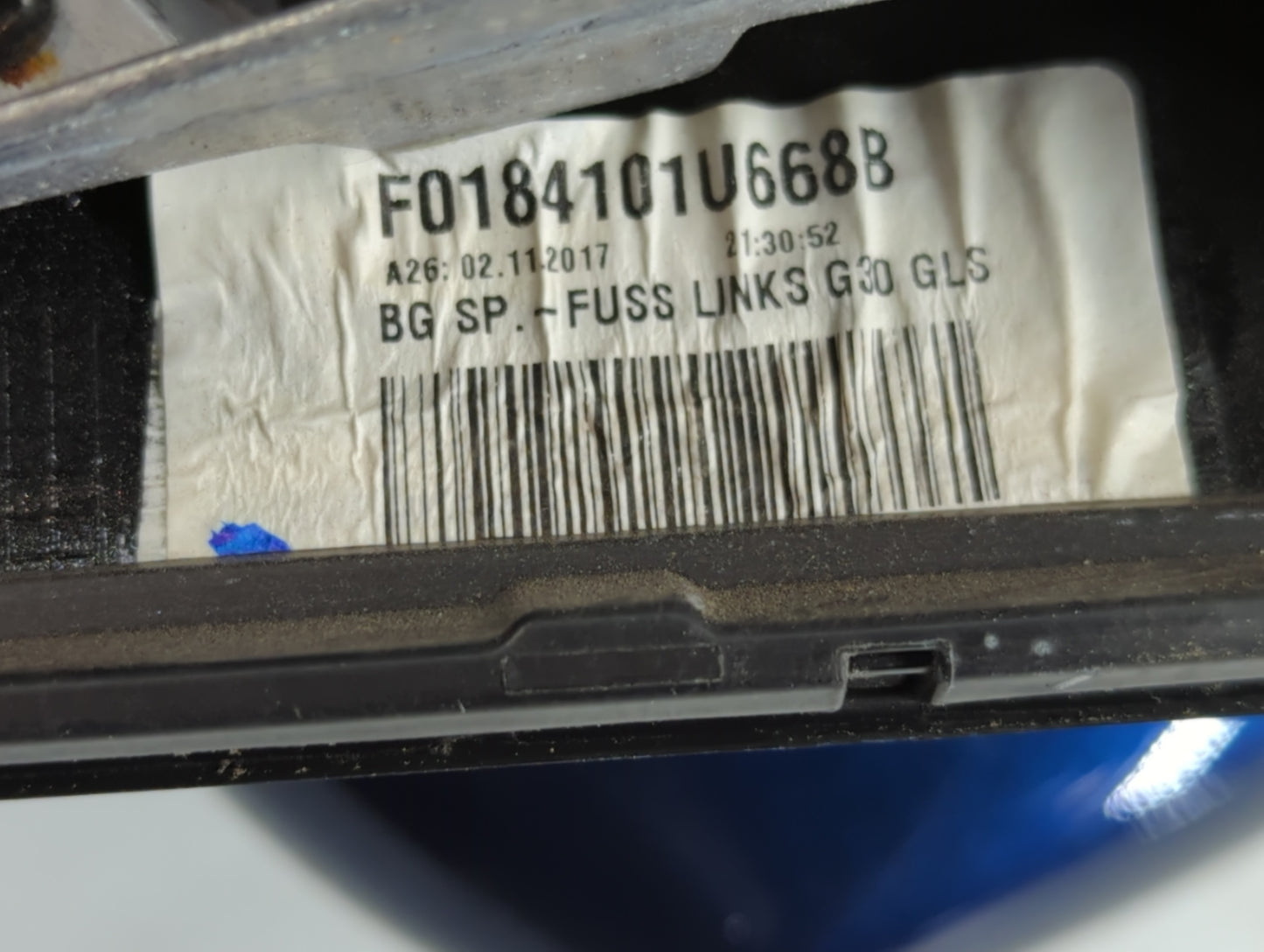 2017-2020 Bmw 530i Side Mirror Replacement Driver Left View Door Mirror P/N:F0184101U668B Fits Fits 2017 2018 2019 2020 OEM 