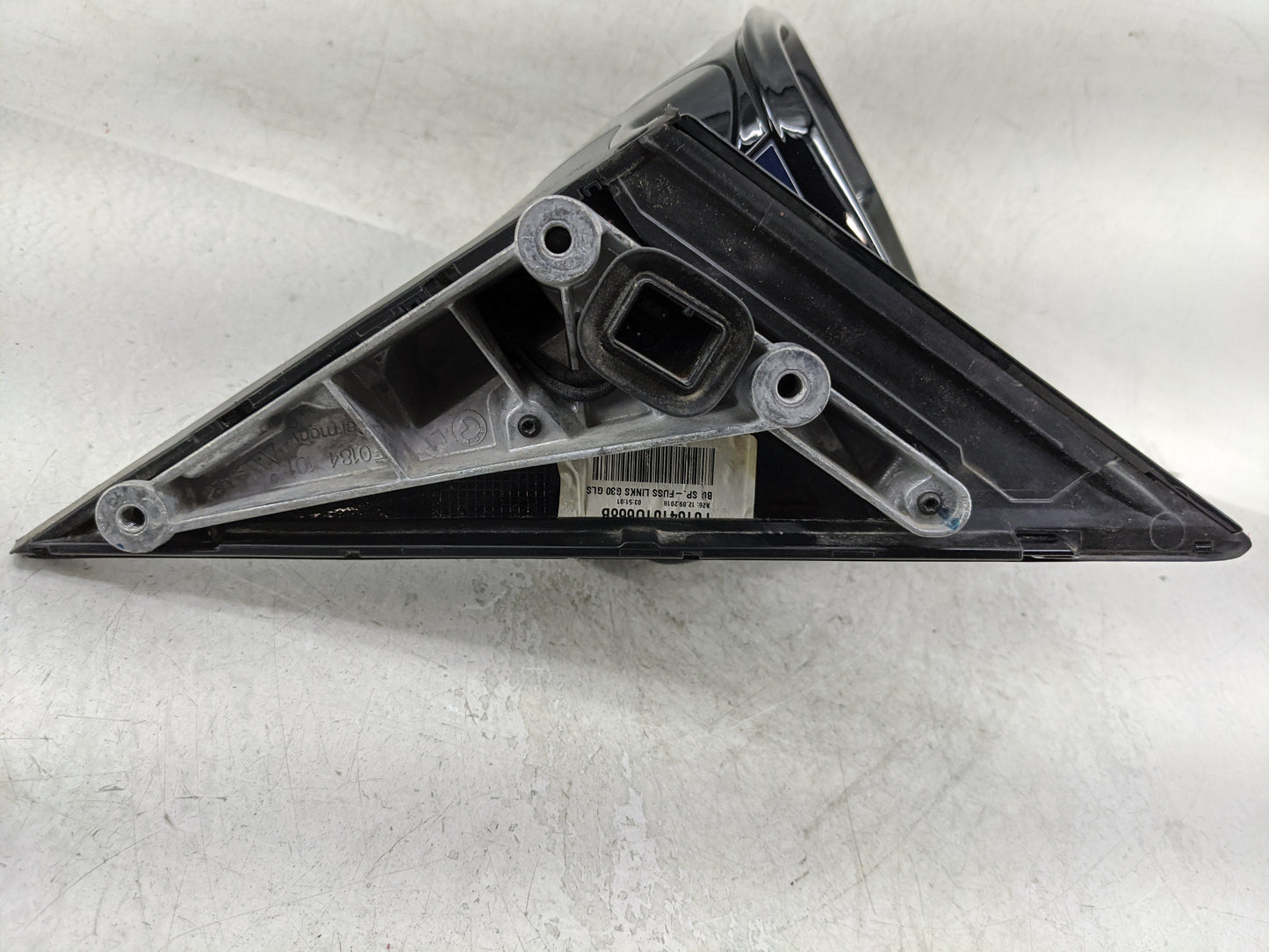 2017-2020 Bmw 530i Driver Left Side View Manual Door Mirror Dark Blue - Oemusedautoparts1.com