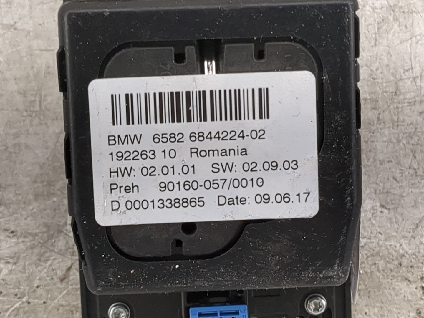 2018 Bmw 530i Radio Control Panel - Oemusedautoparts1.com