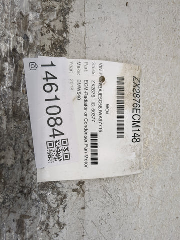 Bmw 540 Electric Radiator Cooling Fan Motor Assembly - Oemusedautoparts1.com