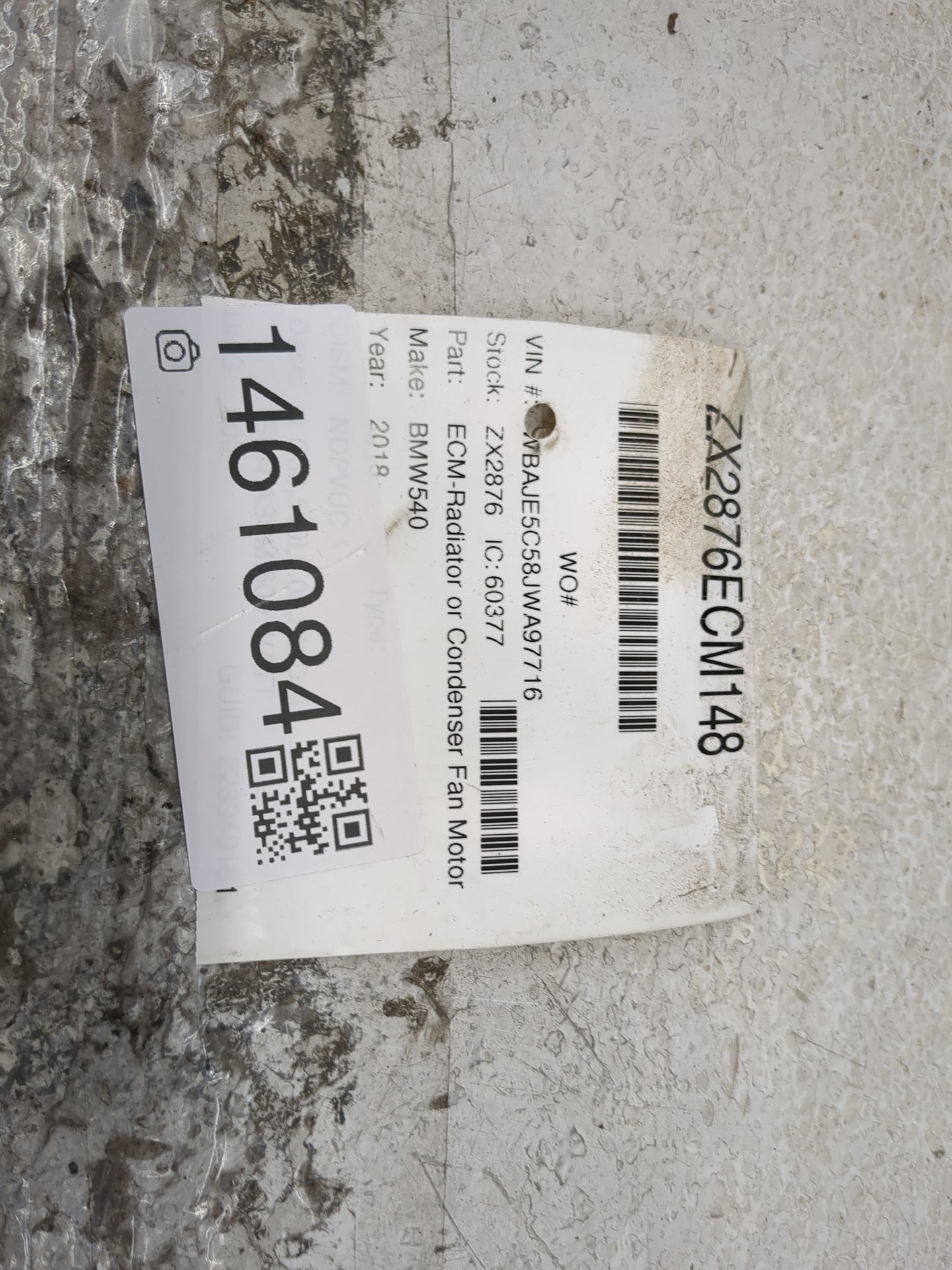 Bmw 540 Electric Radiator Cooling Fan Motor Assembly - Oemusedautoparts1.com