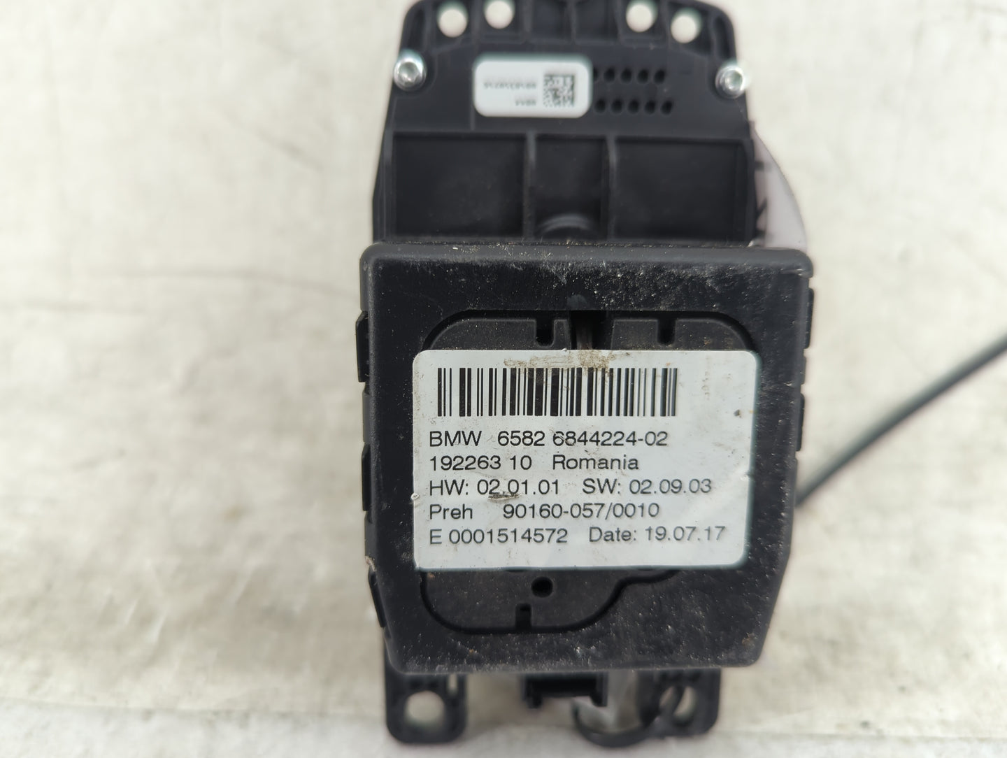 2018 Bmw 540i Radio AM FM Cd Player Receiver Replacement P/N:65826844224-02 90160-057/0010 Fits OEM Used Auto Parts - Oemuse
