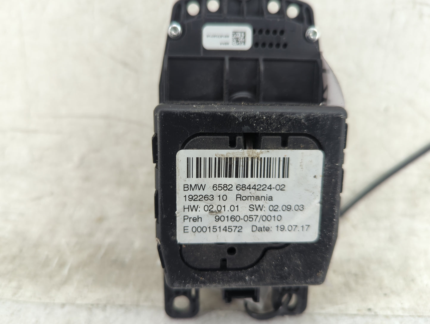 2018 Bmw 540i Radio AM FM Cd Player Receiver Replacement P/N:65826844224-02 90160-057/0010 Fits OEM Used Auto Parts - Oemuse