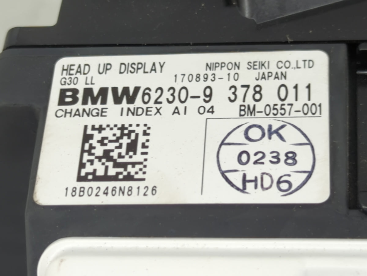 2018-2018 Bmw 540i Information Radio Display Screen - Oemusedautoparts1.com