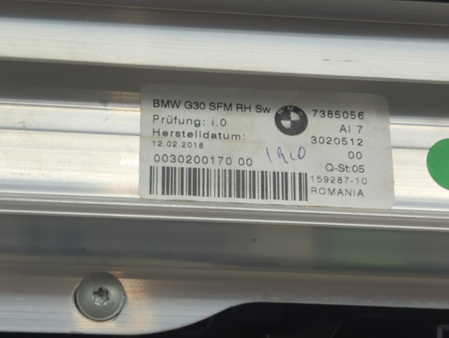 2018 Bmw M5 Rear Right Passenger Interior Door Panel Trim - Oemusedautoparts1.com