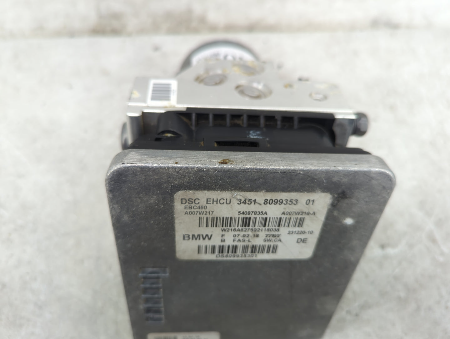 2018-2020 Bmw M5 ABS Pump Control Module Replacement P/N:34518099353 PE8043471DAG, EBC460, A007W217 Fits Fits 2018 2019 2020