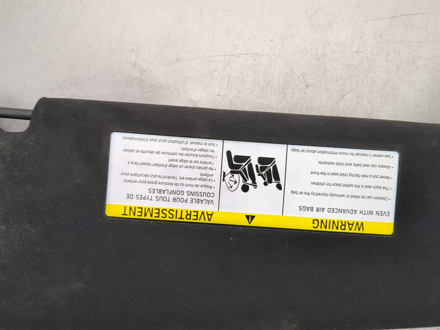 2018 Bmw M5 Sun Visor Shade Replacement Driver Left Mirror Fits OEM Used Auto Parts - Oemusedautoparts1.com