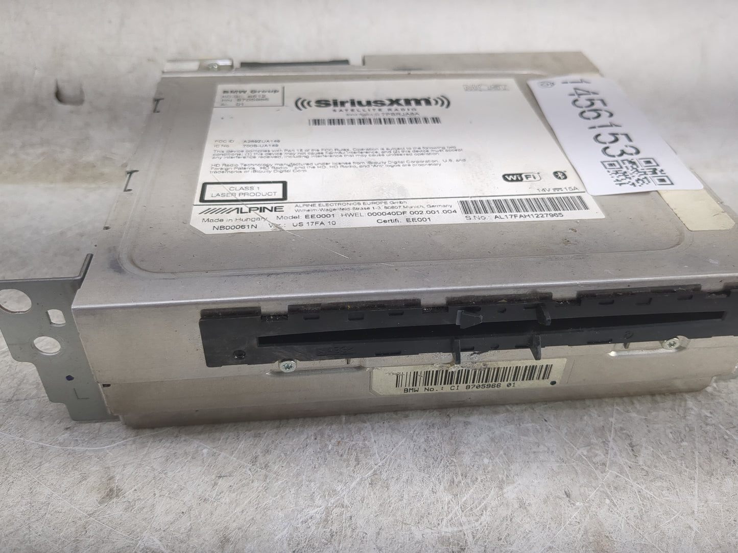 2018-2022 Bmw X1 Radio AM FM Cd Player Receiver Replacement Fits Fits 2018 2019 2020 2021 2022 OEM Used Auto Parts - Oemused
