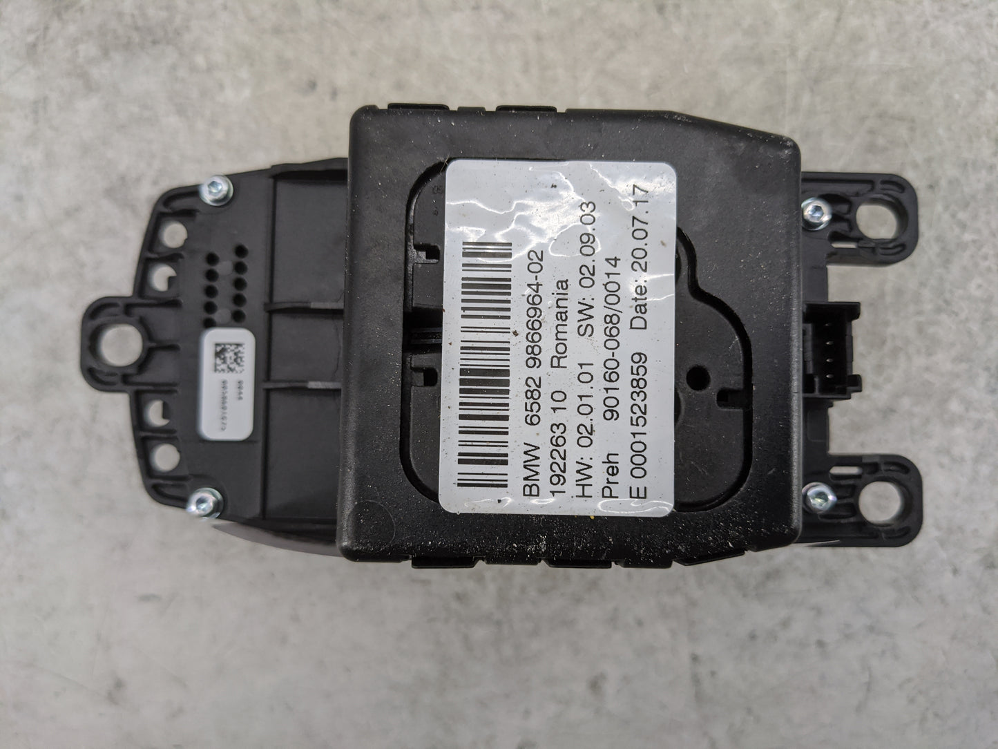 2018 Bmw X1 Radio AM FM Cd Player Receiver Replacement P/N:6582 9866964-02 9866964-02, 90160-068/0014 Fits OEM Used Auto Par
