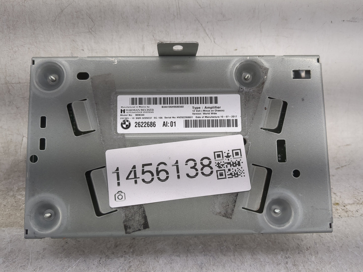 2018-2021 Bmw X3 Radio AM FM Cd Player Receiver Replacement Fits Fits 2018 2019 2020 2021 OEM Used Auto Parts - Oemusedautop