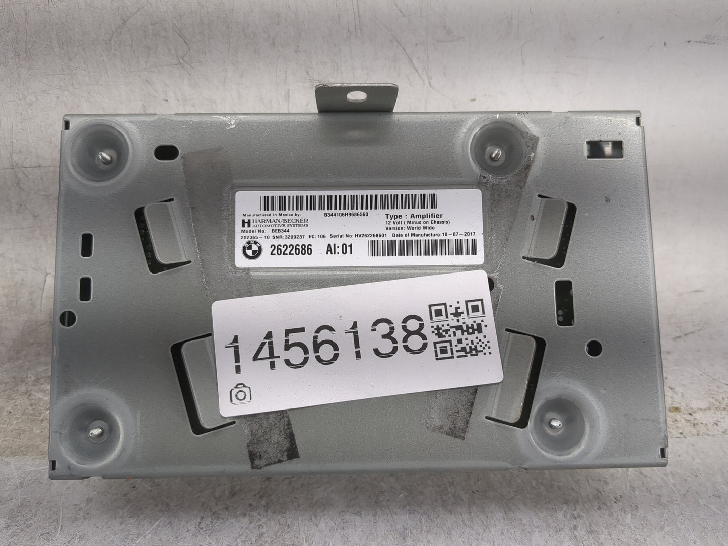 2018-2021 Bmw X3 Radio AM FM Cd Player Receiver Replacement Fits Fits 2018 2019 2020 2021 OEM Used Auto Parts - Oemusedautop