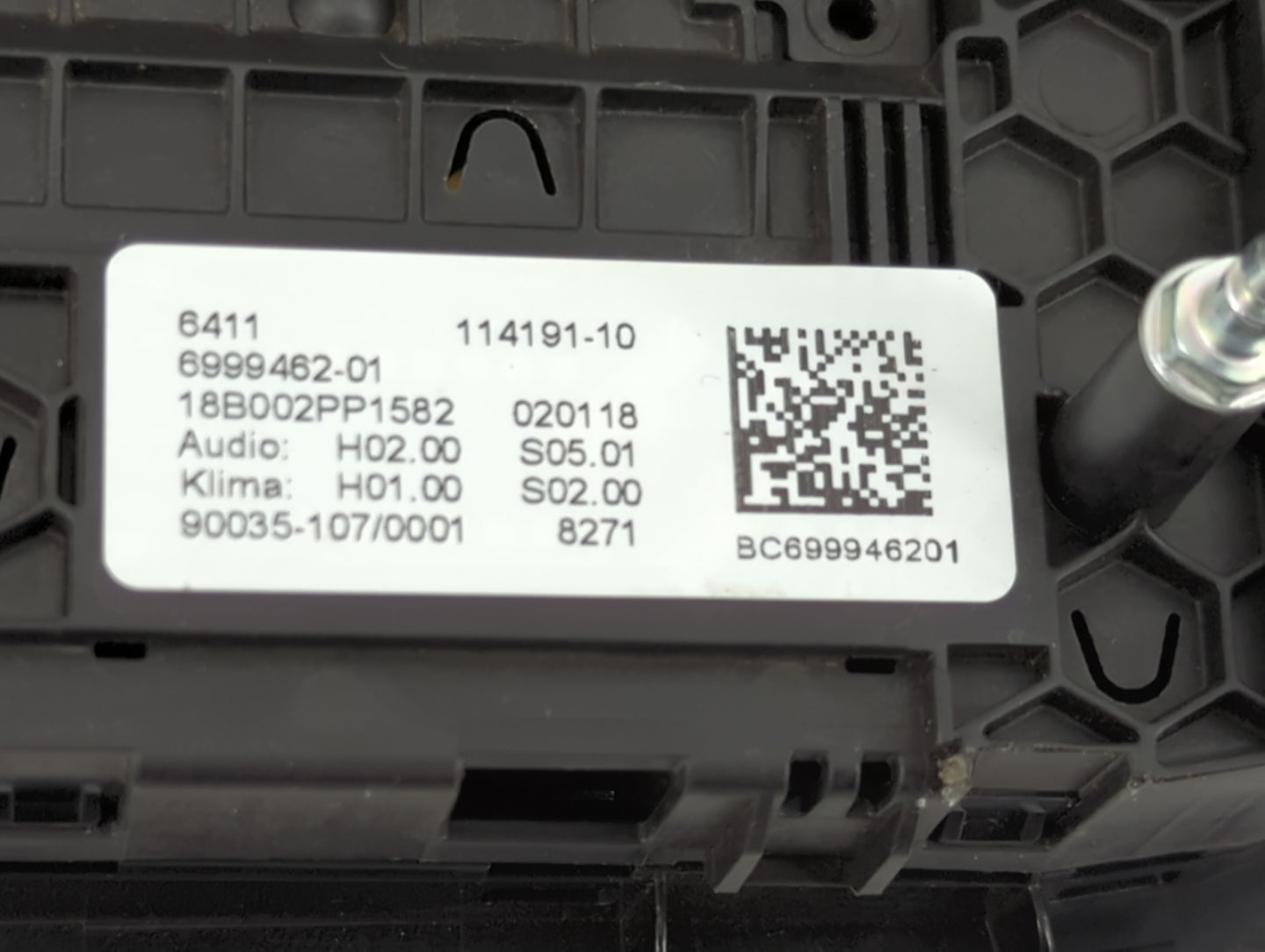 2018-2021 Bmw X3 Climate Control Module Temperature AC/Heater Replacement Fits Fits 2018 2019 2020 2021 OEM Used Auto Parts 