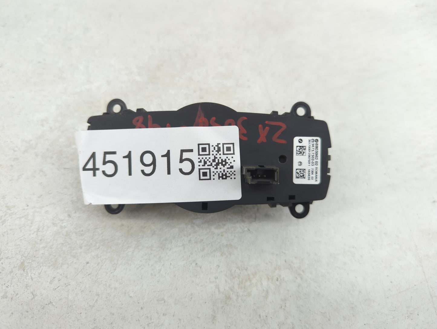 2018 Bmw X4 Headlight Head Light Switch Lamp Control - Oemusedautoparts1.com