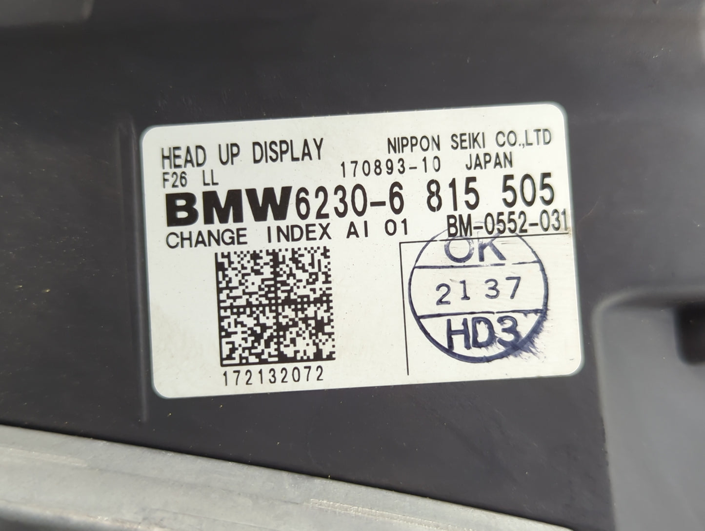 2017-2018 Bmw X4 Information Display Screen - Oemusedautoparts1.com