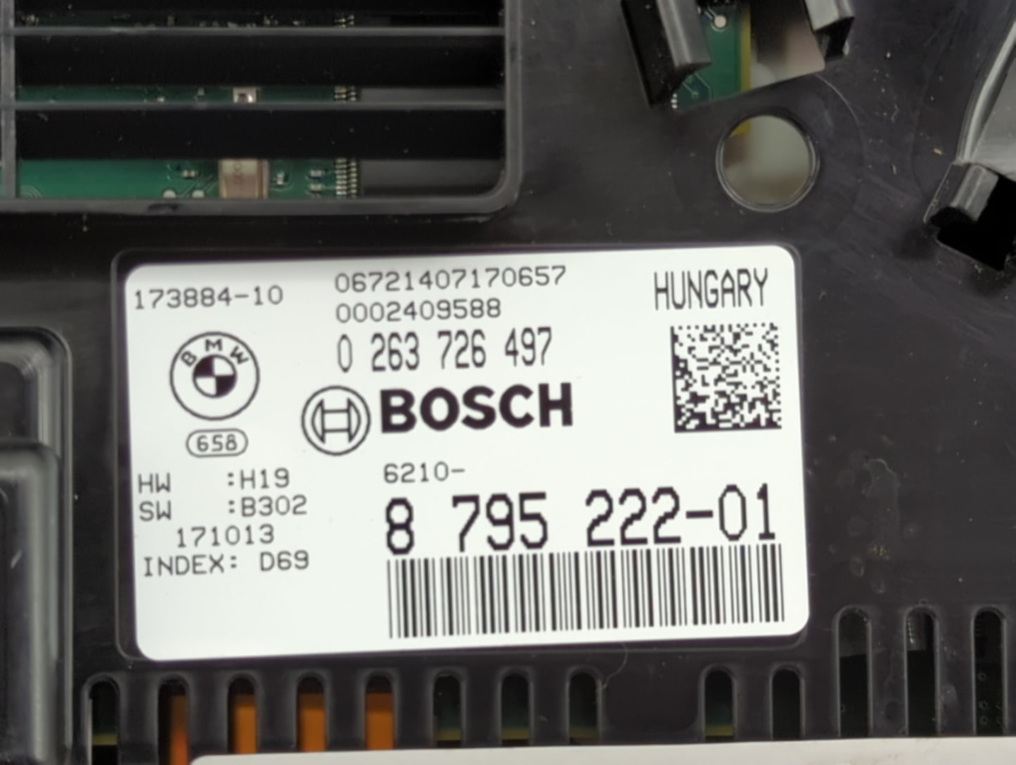 2018 Bmw X4 Instrument Cluster Speedometer Gauges P/N:0263726497 879522201, 17388410 Miles:4K Fits OEM Used Auto Parts - Oem