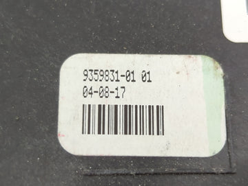 2018 Bmw X4 Driver Left Seat Switch 9359831-01